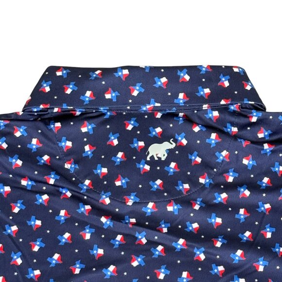 Merrill Apparel Floating Texas Pattern Polo - Picture 4 of 4